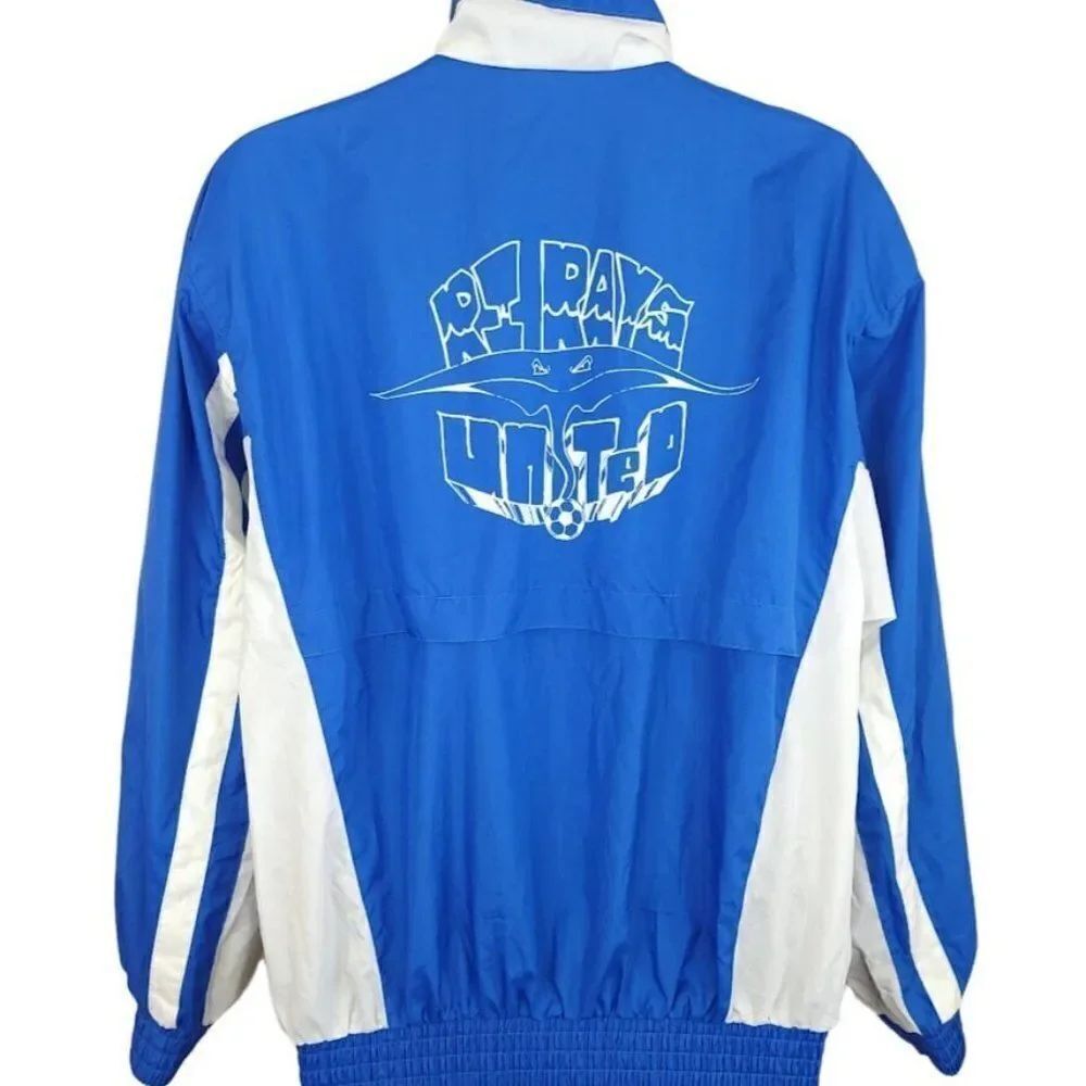 Rhode Island Rays United SC Windbreaker Jacket Vintage 90s Soccer Club KELME Men